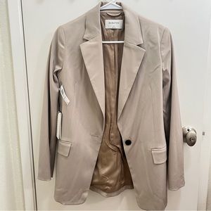 Aritzia babaton swift blazer natural tan size 2